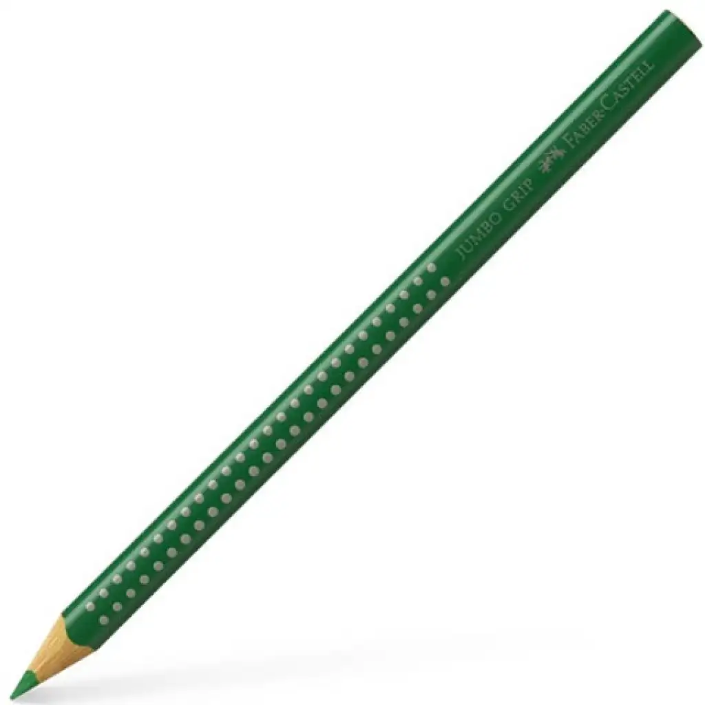 imagen de Faber-Castell: Jumbo Grip 2001 lápiz de colores verde oscuro 1