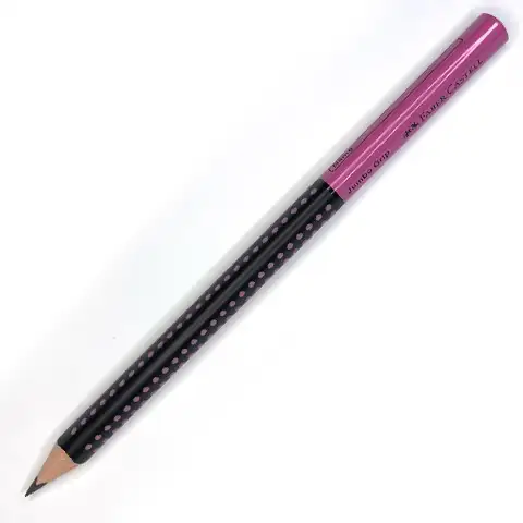 imagen de Faber-Castell: Jumbo Grip HB lápiz de grafito rosa-negro 1ud 1
