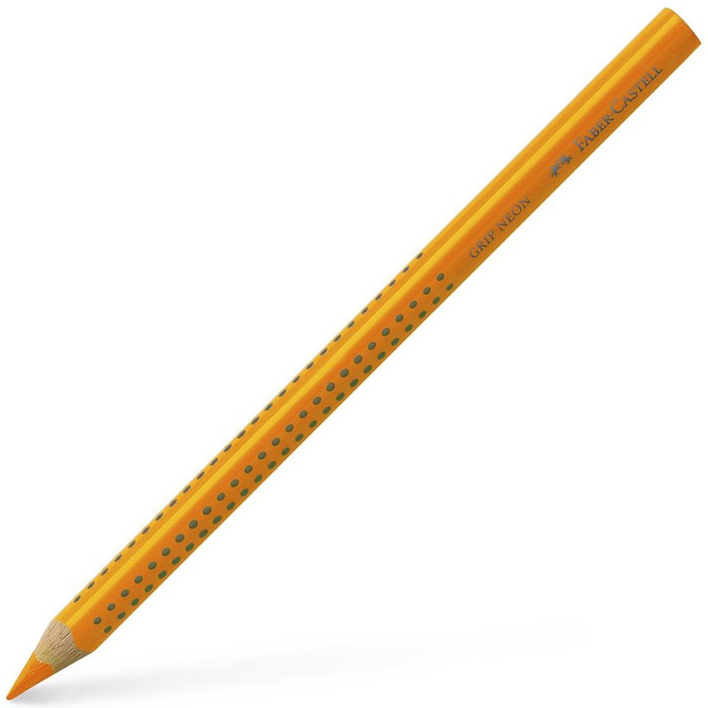 imagen de Faber-Castell: Jumbo Grip lápiz de colores neón naranja 1