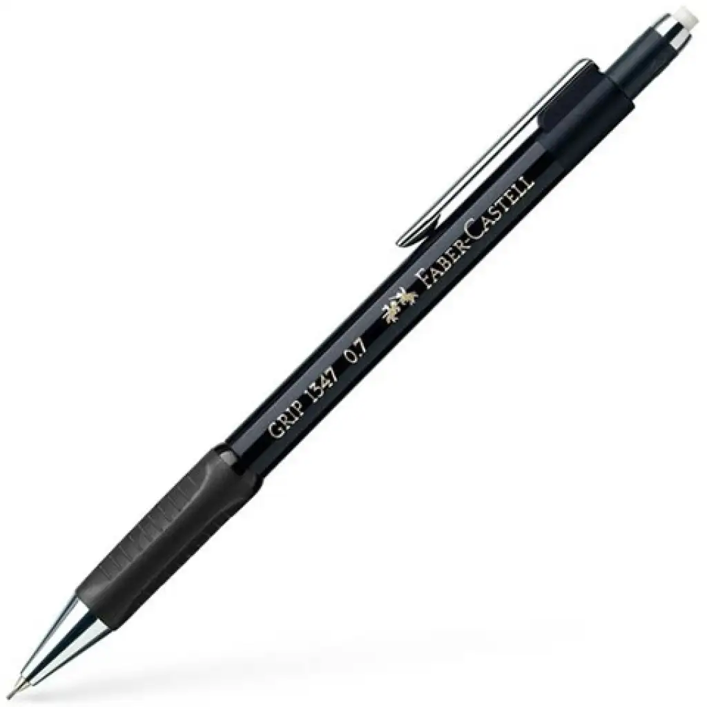 imagen de Faber-Castell: Lápiz de carga Grip 1347 0,7mm negro 1