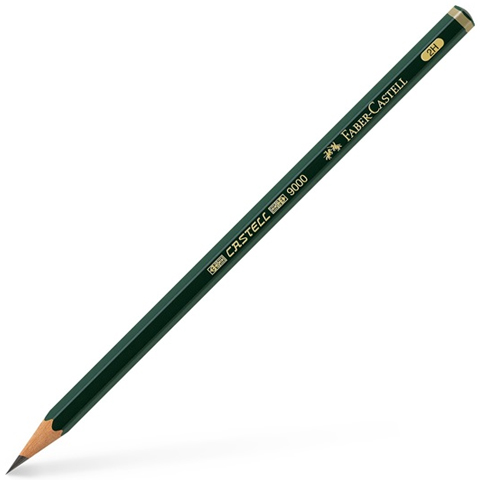 imagen de Faber-Castell: lápiz de grafito 9000 2H 1