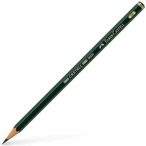 imagen de Faber-Castell: lápiz de grafito 9000 5B 1