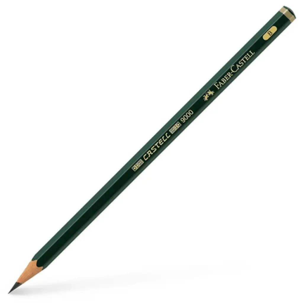 imagen de Faber-Castell: lápiz de grafito 9000 B 1