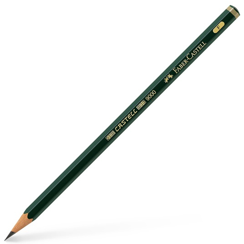 imagen de Faber-Castell: lápiz de grafito 9000 F 1