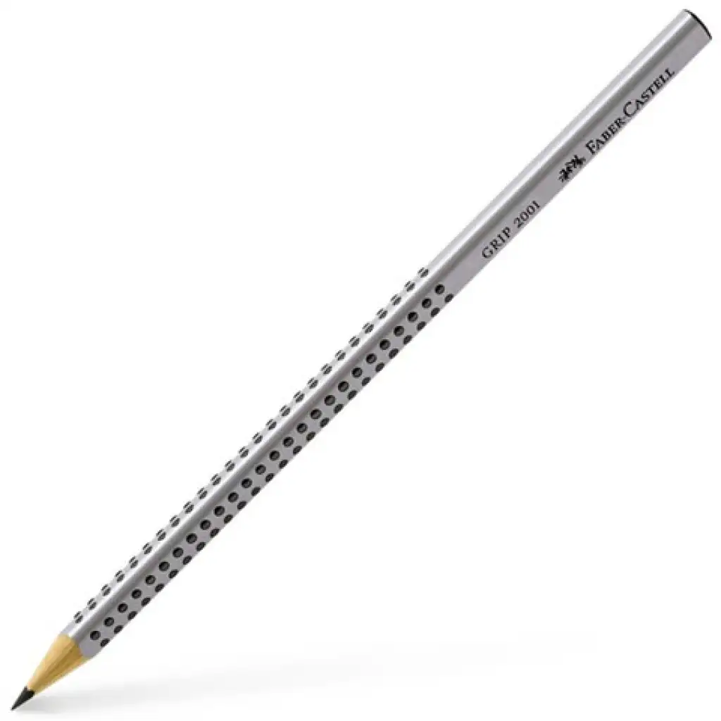 imagen de Faber-Castell: Lápiz de grafito H plata 1