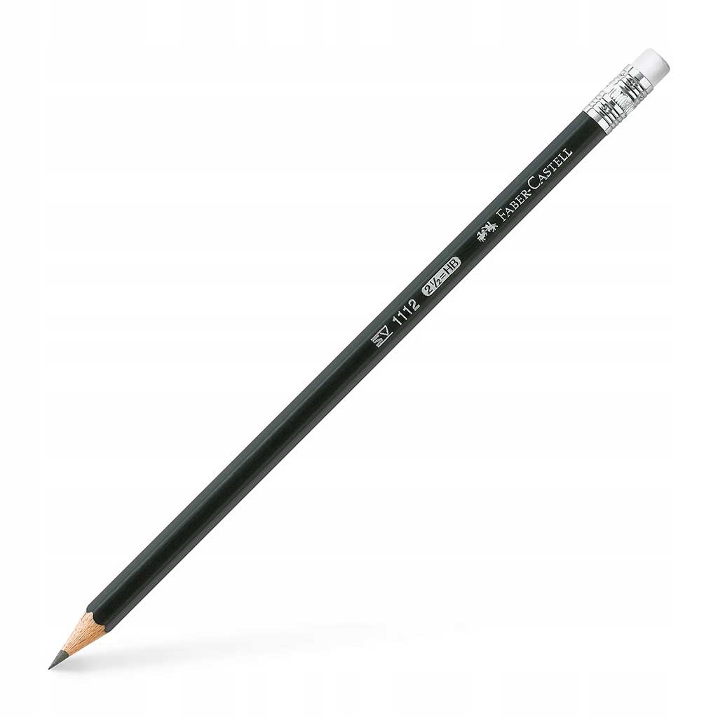 imagen de Faber-Castell: Lápiz de grafito HB con goma 1ud 1