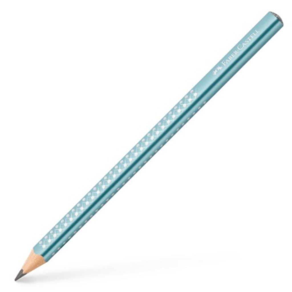 imagen de Faber-Castell: Lápiz de grafito jumbo Sparkle color océano metálico 1