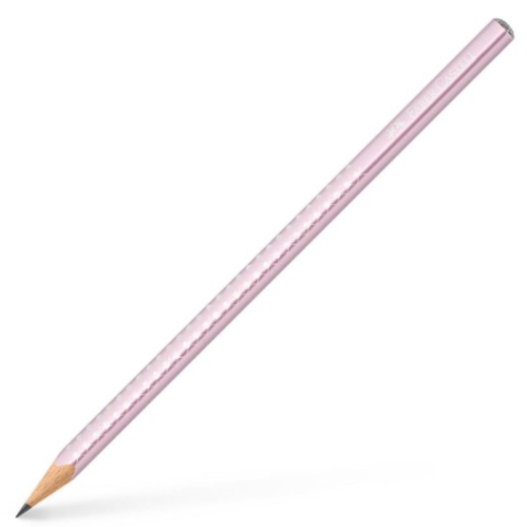 imagen de Faber-Castell: Lápiz de grafito metálico rosa perlado Sparkel 1