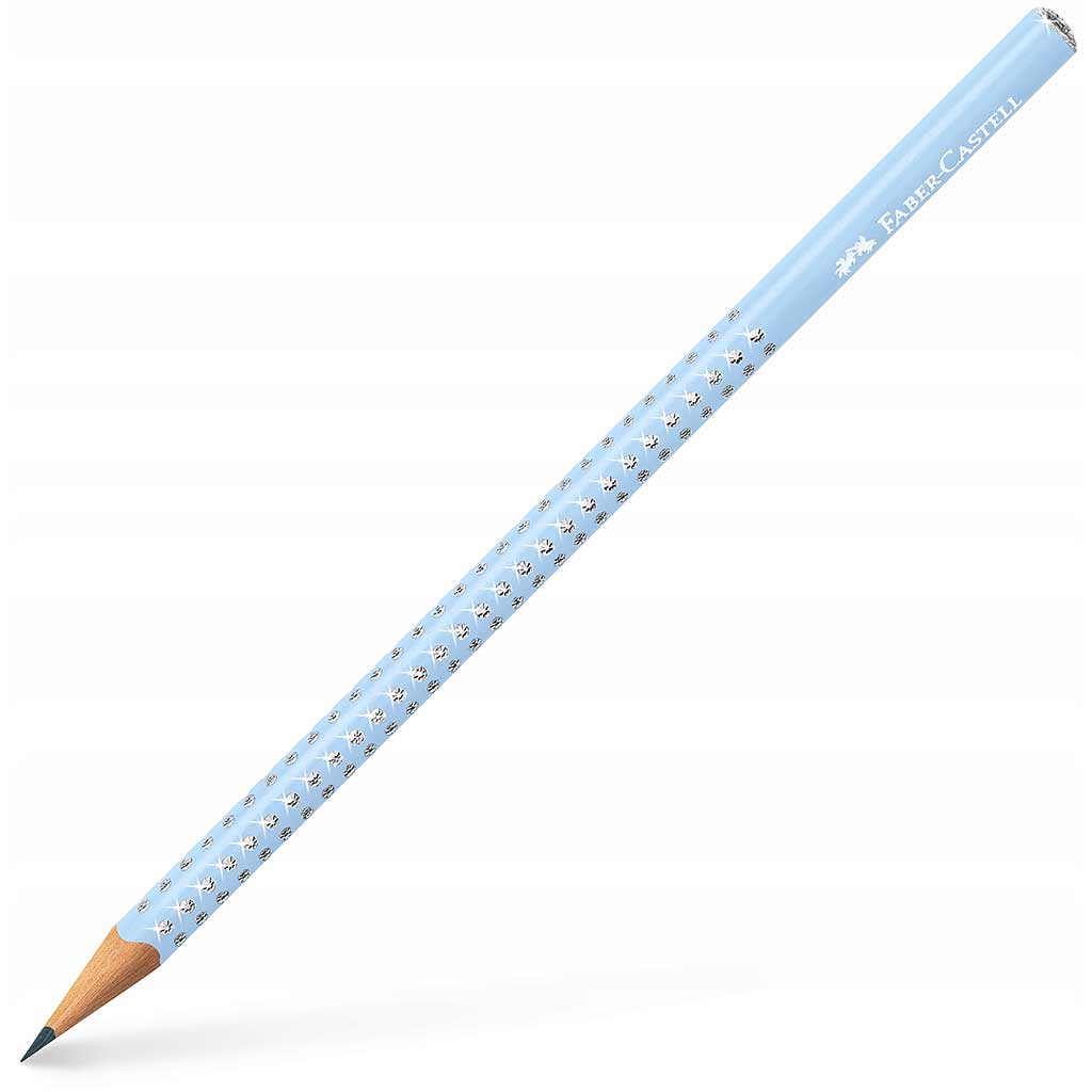 imagen de Faber-Castell: Lápiz de grafito Sparkle color azul cielo perlado 1ud 1
