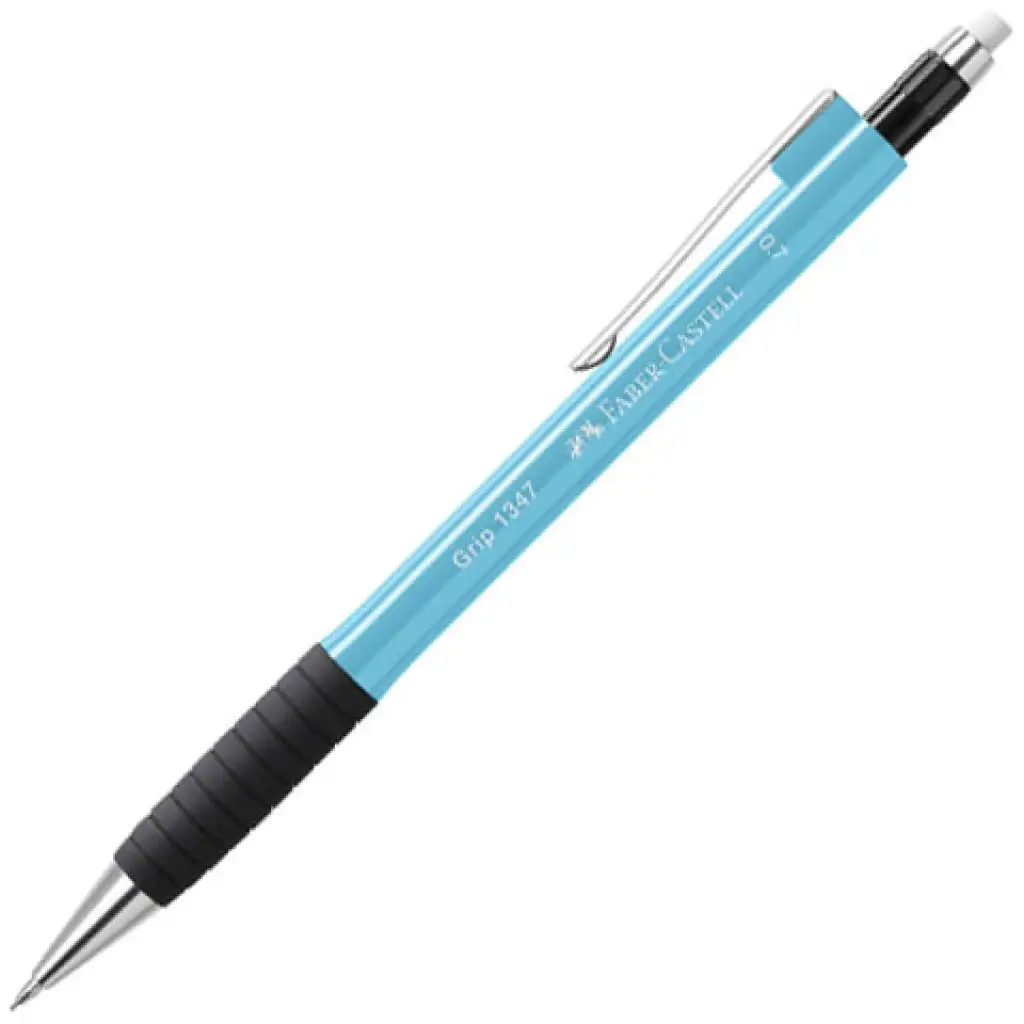 imagen de Faber-Castell: Lápiz de recarga Grip 1347 de 0,7 mm azul claro 1