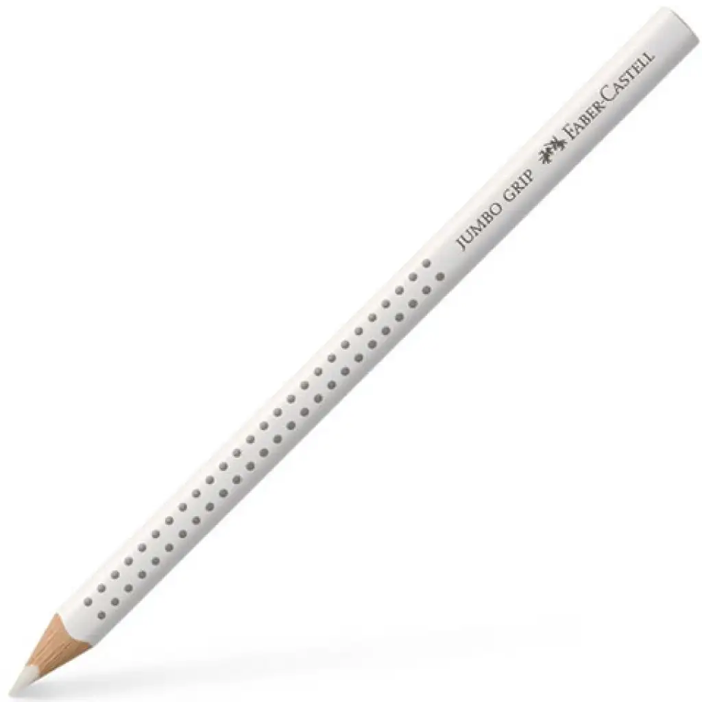 imagen de Faber-Castell: Lápiz Jumbo Grip en color blanco 1