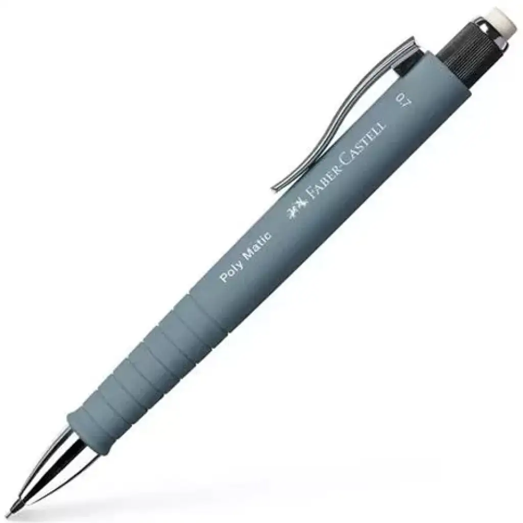 imagen de Faber-Castell: Lápiz mecánico Poly Matic 0,7mm gris 1