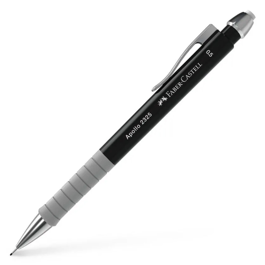 imagen de Faber-Castell: Lápiz portaminas Apolo negro de 0.5mm 1