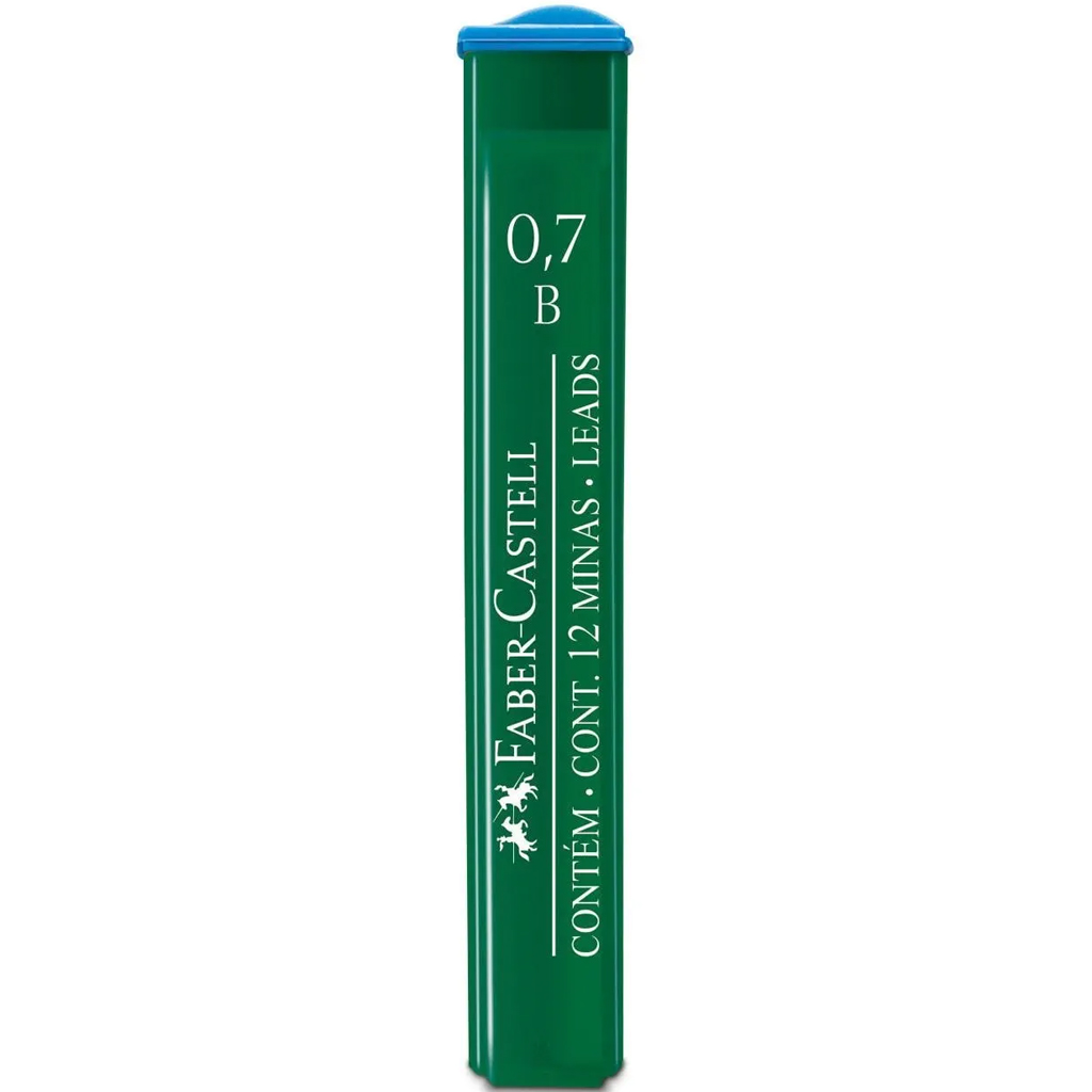 imagen de Faber-Castell: Mina de hierro de 12 unidades, 0,7 mm, B 1