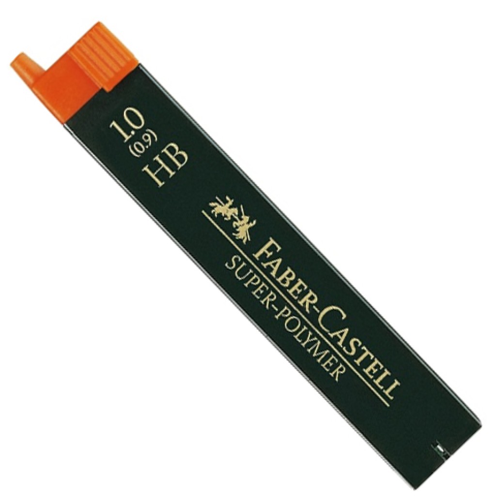 imagen de Faber-Castell: Mina de hierro SP 1,0mm 12 uds HB 1