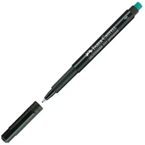 imagen de Faber-Castell: Multimark rotulador de alcohol 0,6mm negro 1