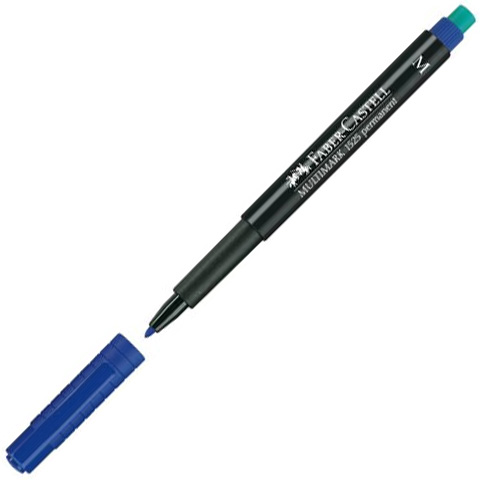 imagen de Faber-Castell: Multimark rotulador de alcohol M 1mm azul 1