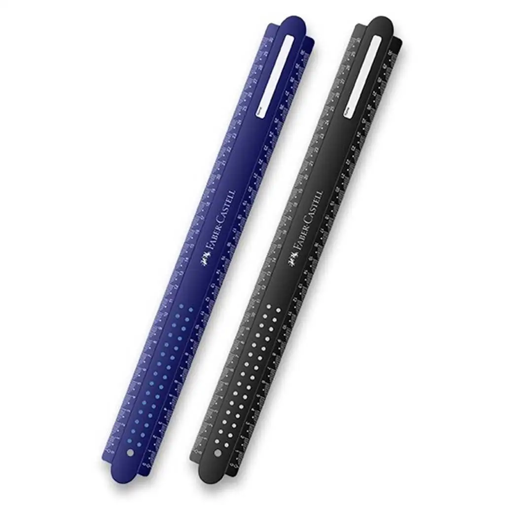 imagen de Faber-Castell: Regla flexible de puntos de 30 cm en varios colores 1