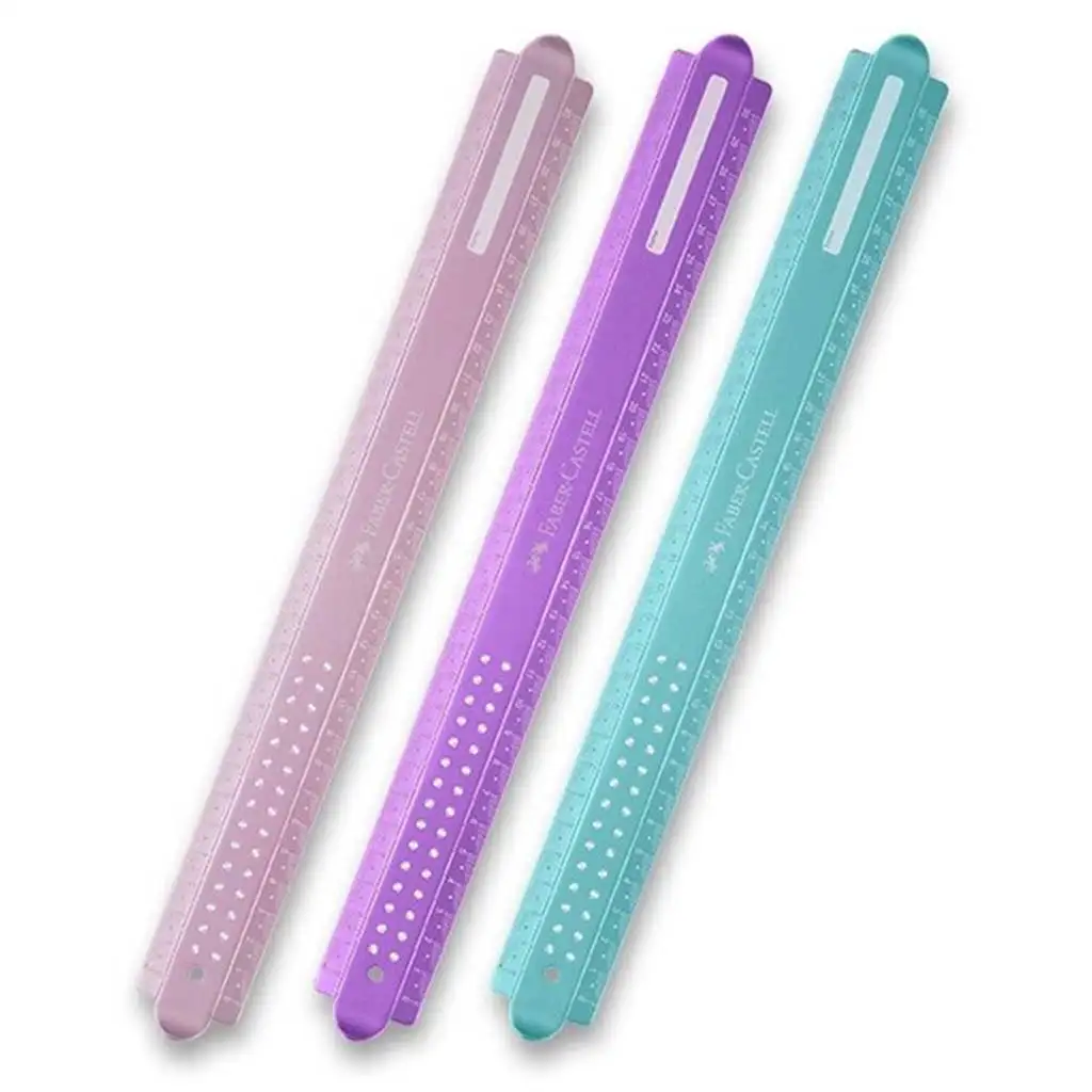 imagen de Faber-Castell: Regla flexible Sparkle de 30 cm en varios colores 1