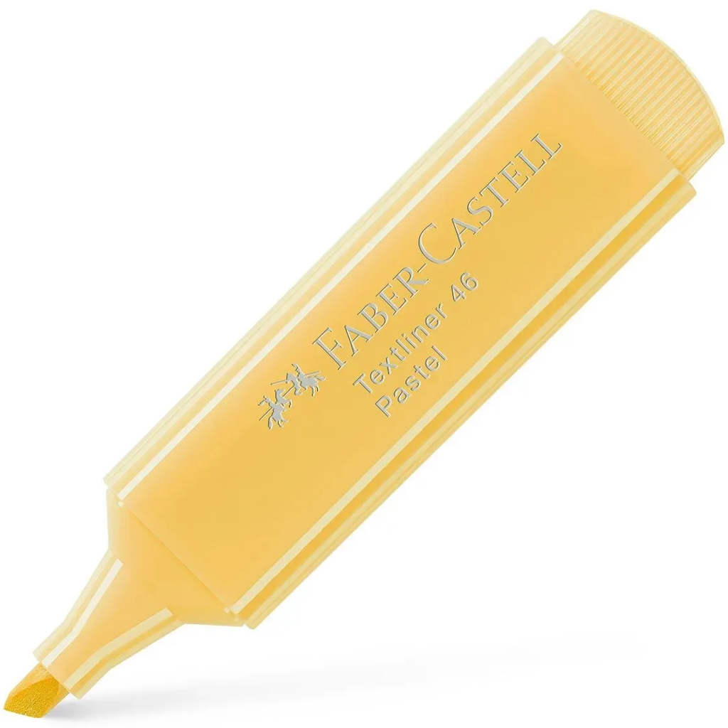 imagen de Faber-Castell: Resaltador de texto en color vainilla pastel 1