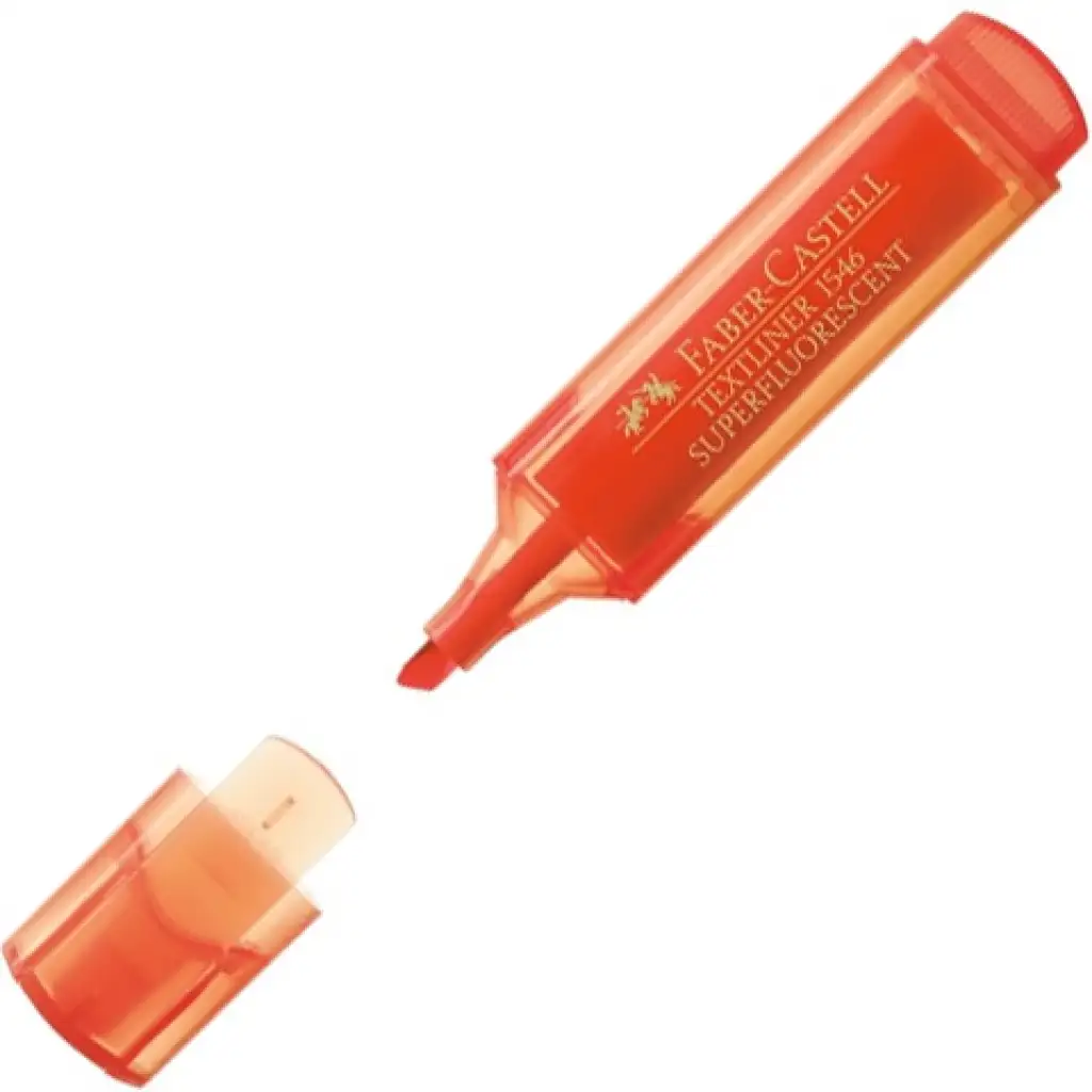 imagen de Faber-Castell: Resaltador superfluorescente naranja 1