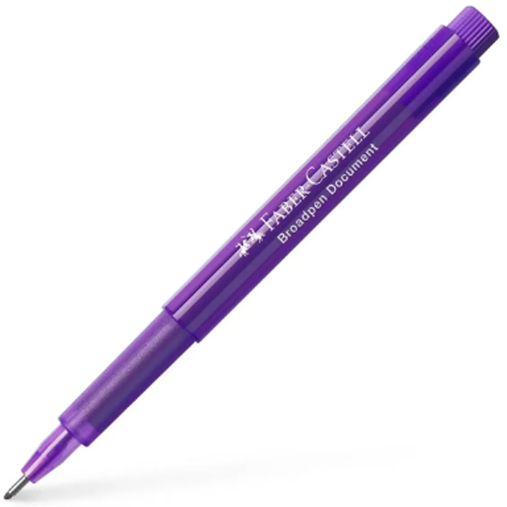 imagen de Faber-Castell: Rotulador 0.8mm morado 1