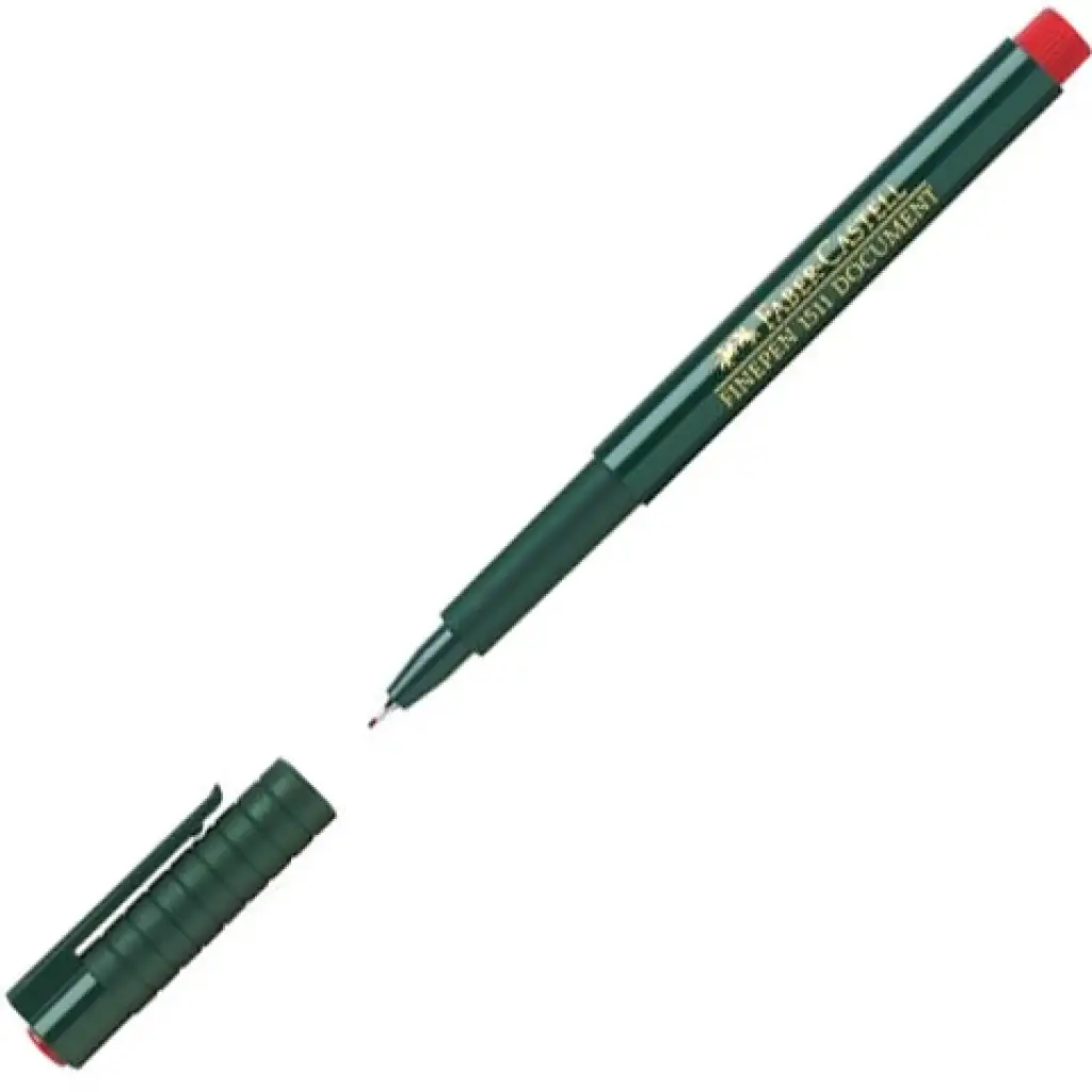imagen de Faber-Castell: Rotulador Finepen 1511 0,4mm rojo 1