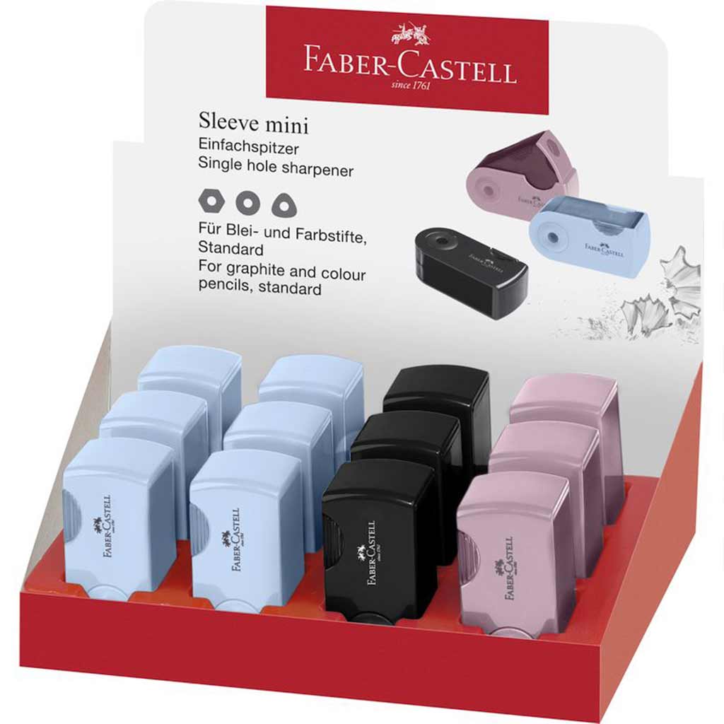 imagen de Faber-Castell: Sacapuntas mini de armonía en cuatro colores 1ud 1