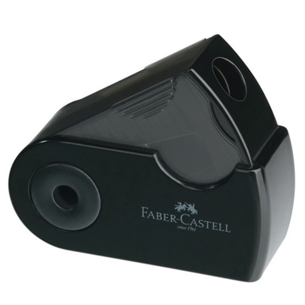 imagen de Faber-Castell: Sacapuntas mini negro 1