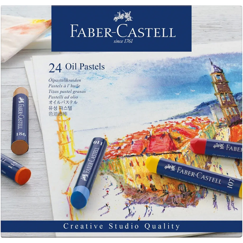 imagen de Faber-Castell: Set de 24 crayones de óleo 1