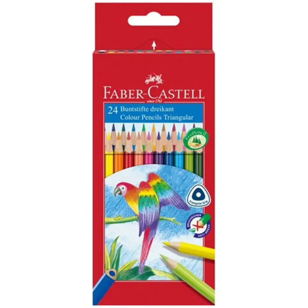imagen de Faber-Castell: Set de 24 lápices de colores 1