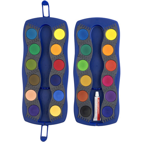 imagen de Faber-Castell: Set de acuarelas de 24 colores azul 3