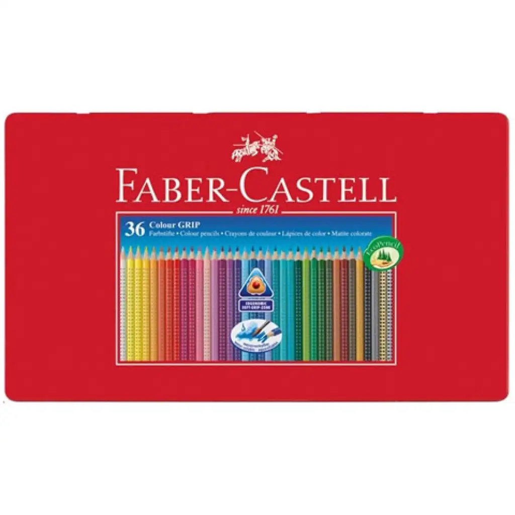 imagen de Faber-Castell: Set de lápices de colores de 36 unidades 1