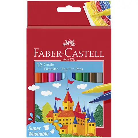 imagen de Faber-Castell: Set de rotuladores de castillo de 12 unidades 1