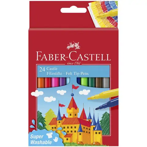 imagen de Faber-Castell: Set de rotuladores de castillo de 24 unidades 1