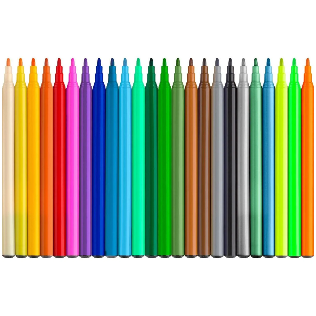 imagen de Faber-Castell: Set de rotuladores de dinosaurios 18+6 unidades 2