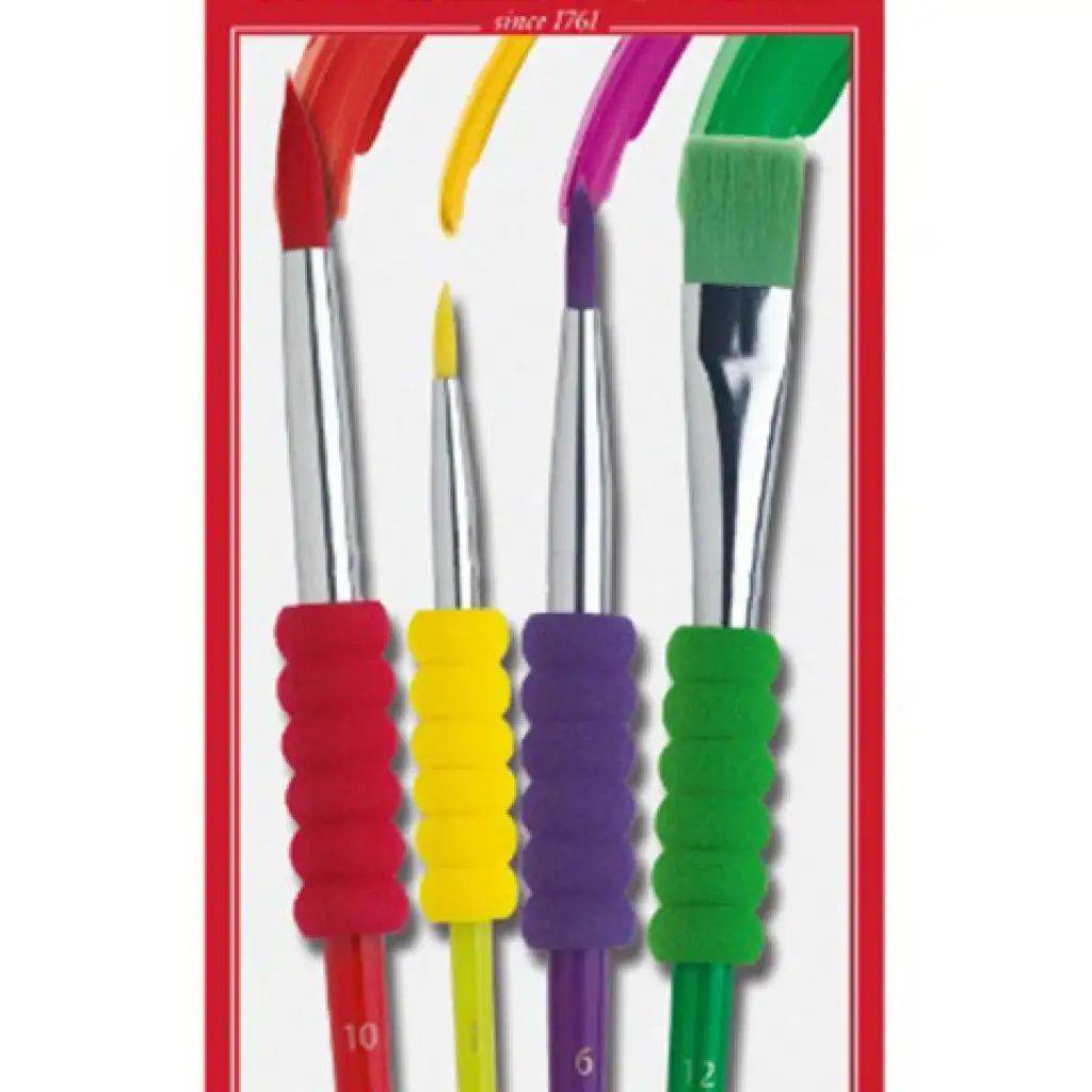 imagen de Faber-Castell Soft Touch set de pinceles de 4 piezas 2