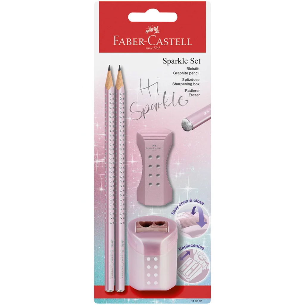 imagen de Faber-Castell: SPARKLE set de material de escritura de 4 piezas en varias versiones 1 unidad 4