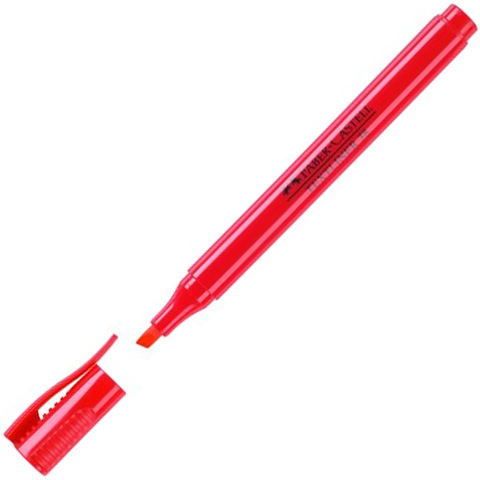 imagen de Faber-Castell: Super-fluorescente resaltador 38 rojo 1