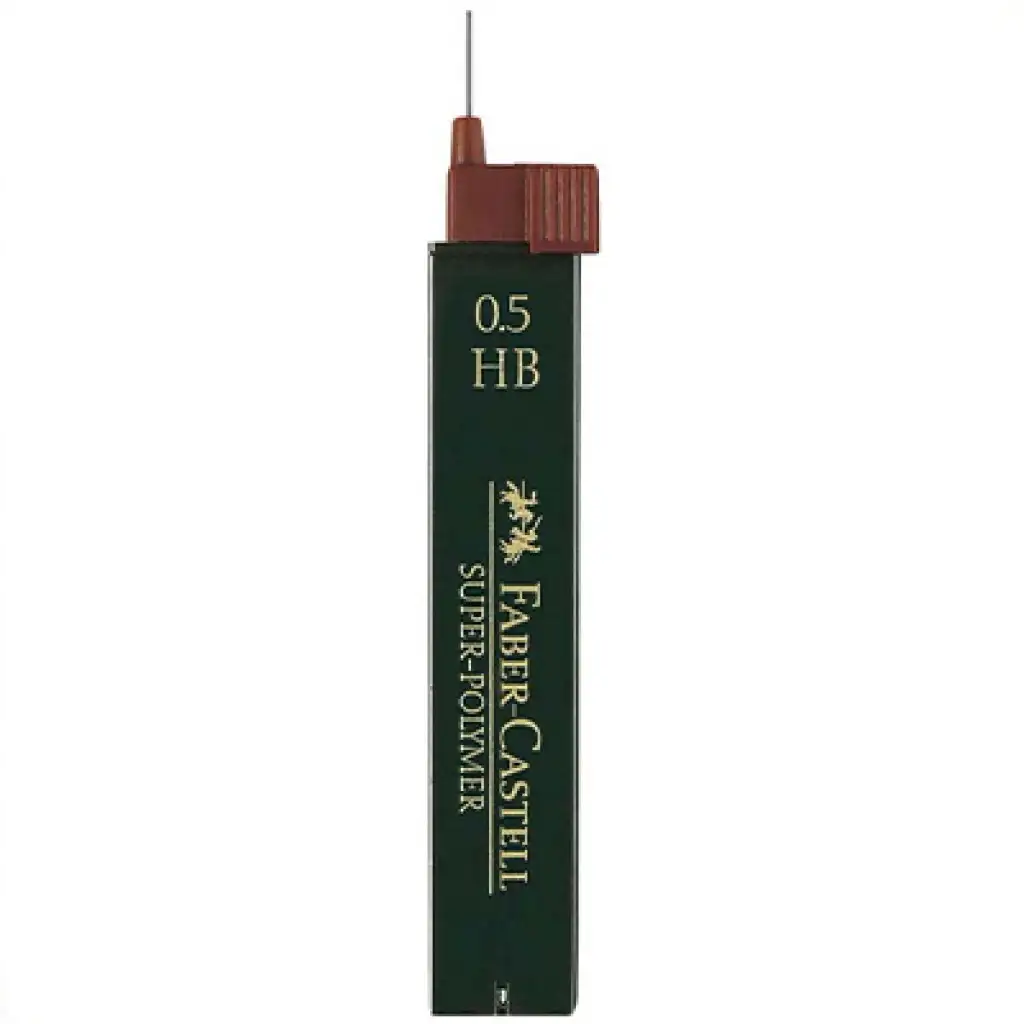 imagen de Faber-Castell: Super Polymer mina 0,5mm, 12 unidades, HB 1