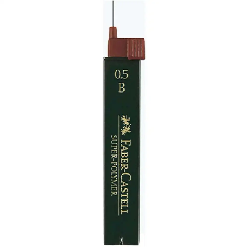 imagen de Faber-Castell: Super Polymer mina 0,5mm, 12ud, B 1