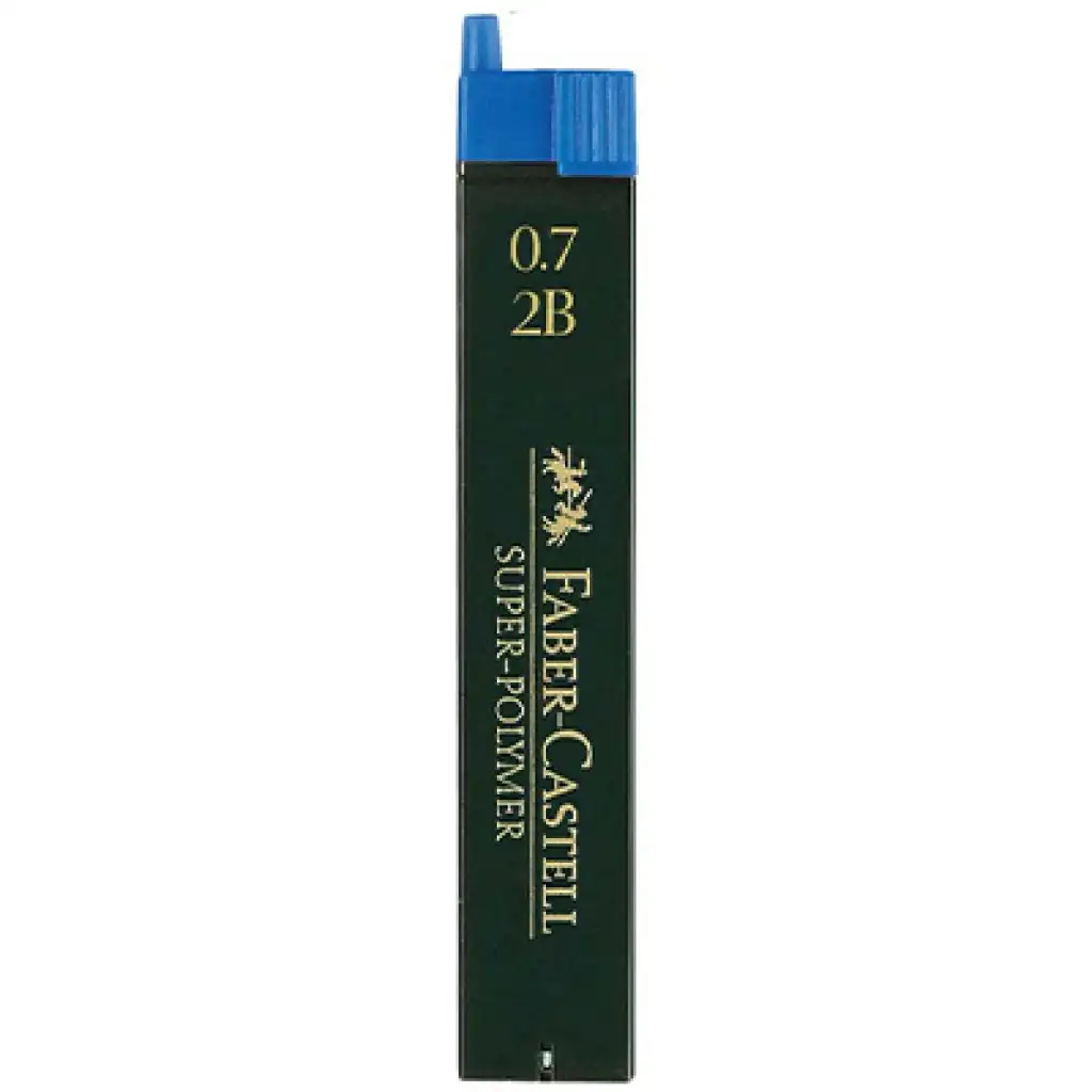 imagen de Faber-Castell: Super Polymer mina 0,7mm, 12 unidades, 2B 1