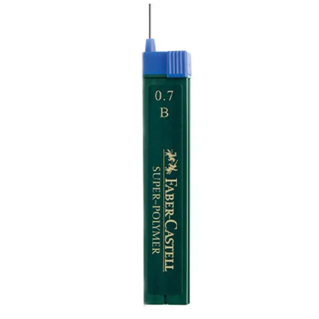 imagen de Faber-Castell: Super Polymer mina 0,7mm, 12 unidades, B 1