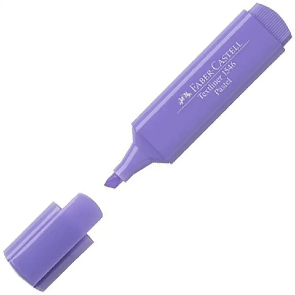 imagen de Faber-Castell: Superfloures resaltador 1546 pastel lila 1