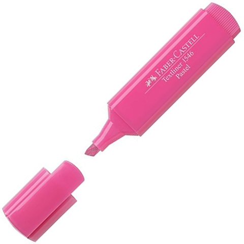imagen de Faber-Castell: Superfloures resaltador 1546 rosa pastel 1