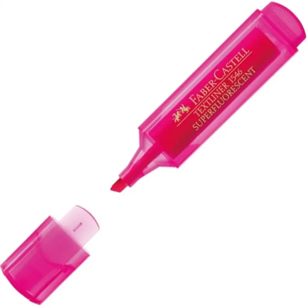 imagen de Faber-Castell: Superfluorescente resaltador rosa 1