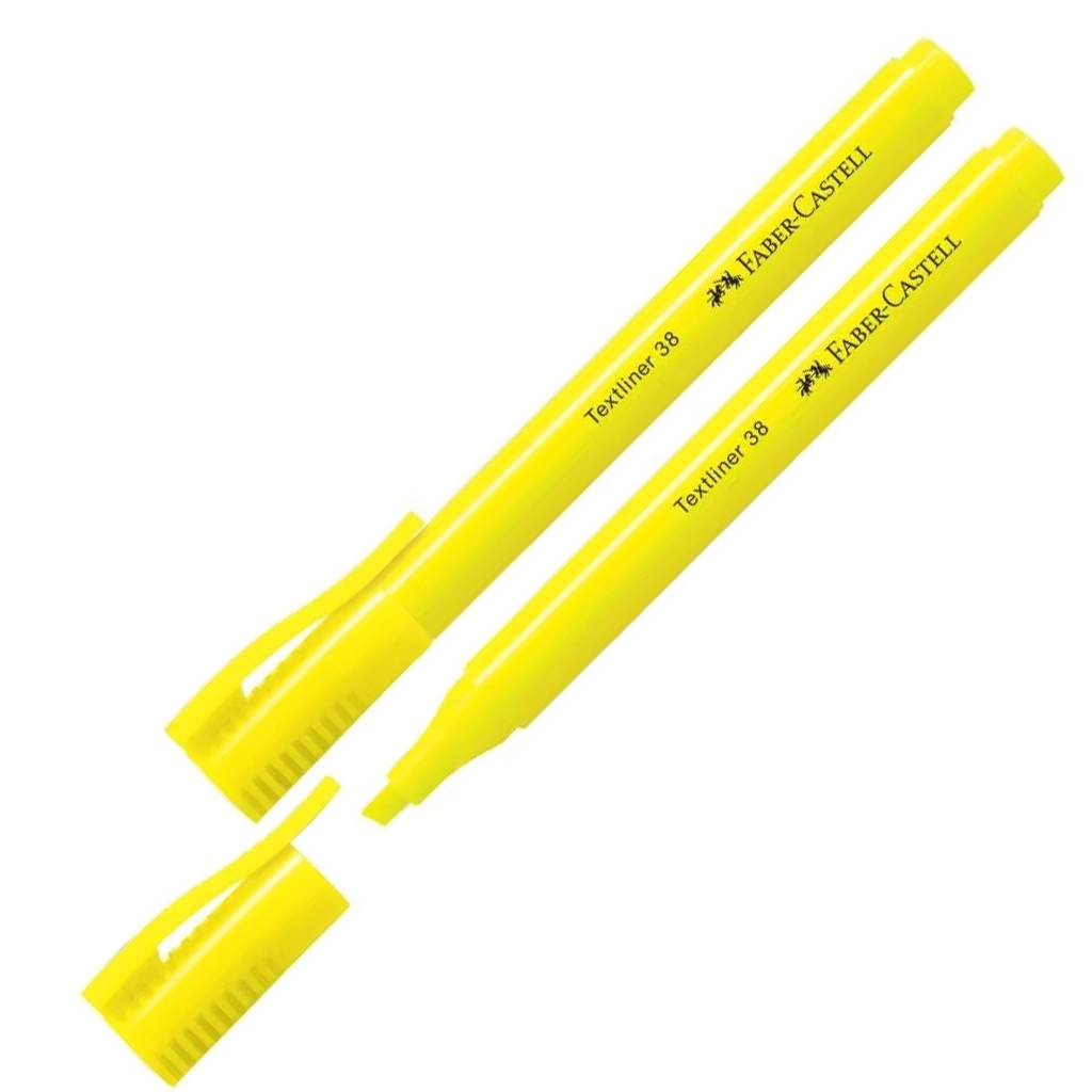 imagen de Faber-Castell: Textliner 38 Marcador fluorescente amarillo 1ud 1