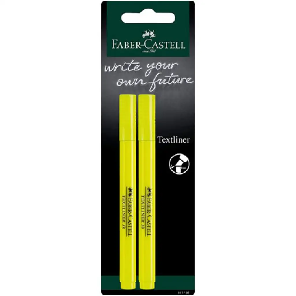 imagen de Faber-Castell: Textliner TL38 resaltador de texto set de 2 unidades 1