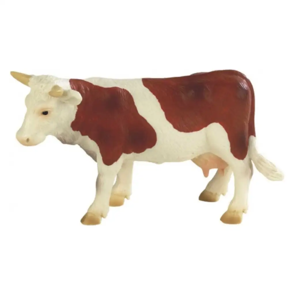imagen de Fanny la vaca manchada marrón figura de juguete - Bullyland 1