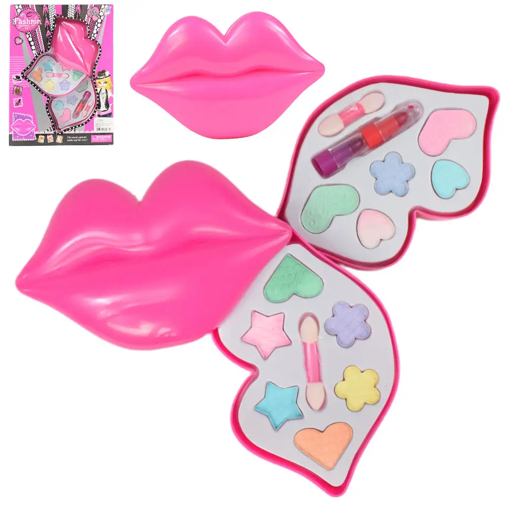 imagen de Fashion Make Up: Paleta de maquillaje en forma de labios de dos niveles 1